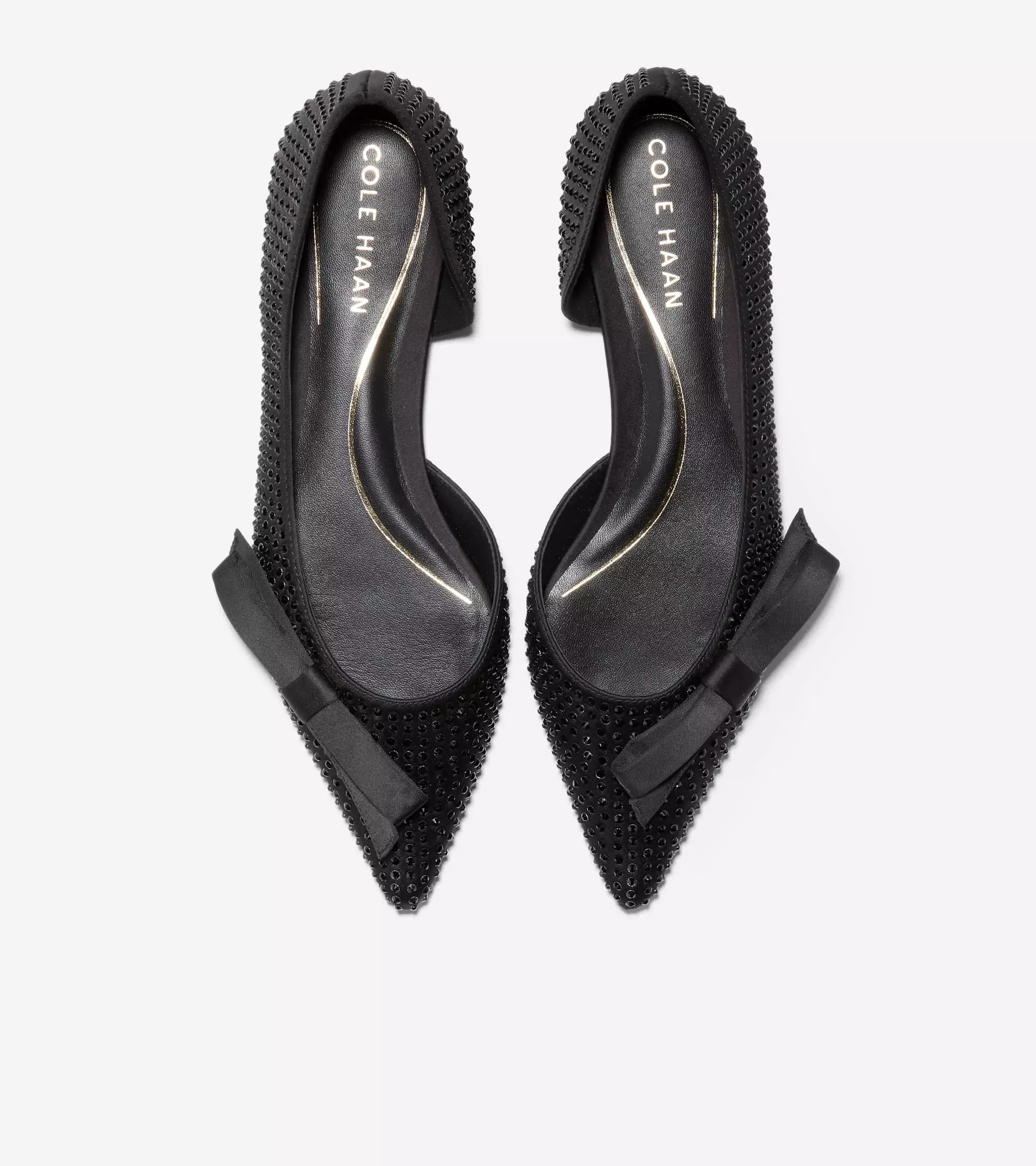Cole Haan Women Noella Bow Skimmers - Sepatu Wanita (Black)
