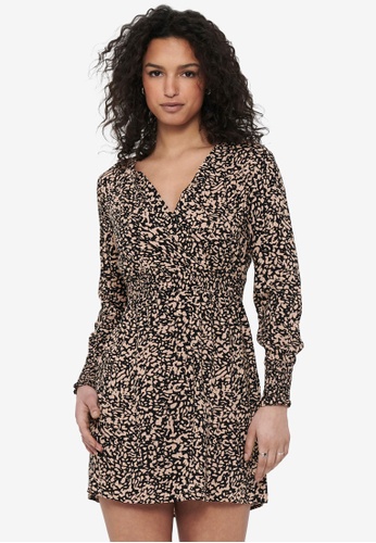 Only Nova Life V Neck Smock Dress 2021 Buy Only Online Zalora Hong Kong