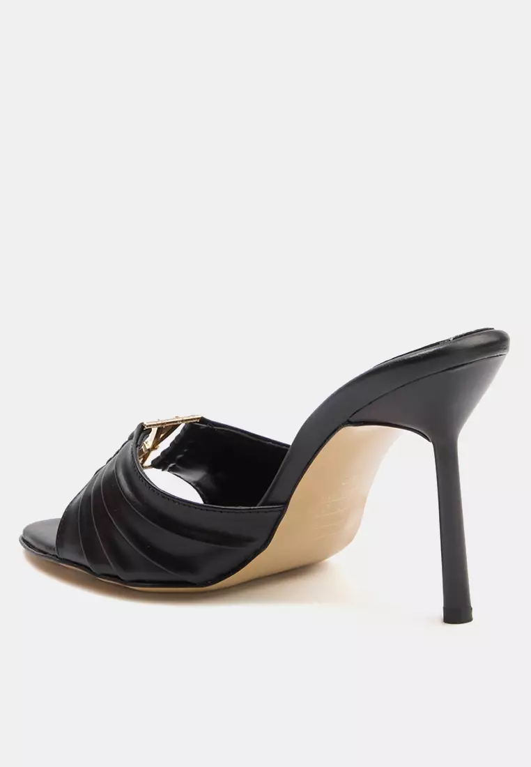 Metal Detail High Heels