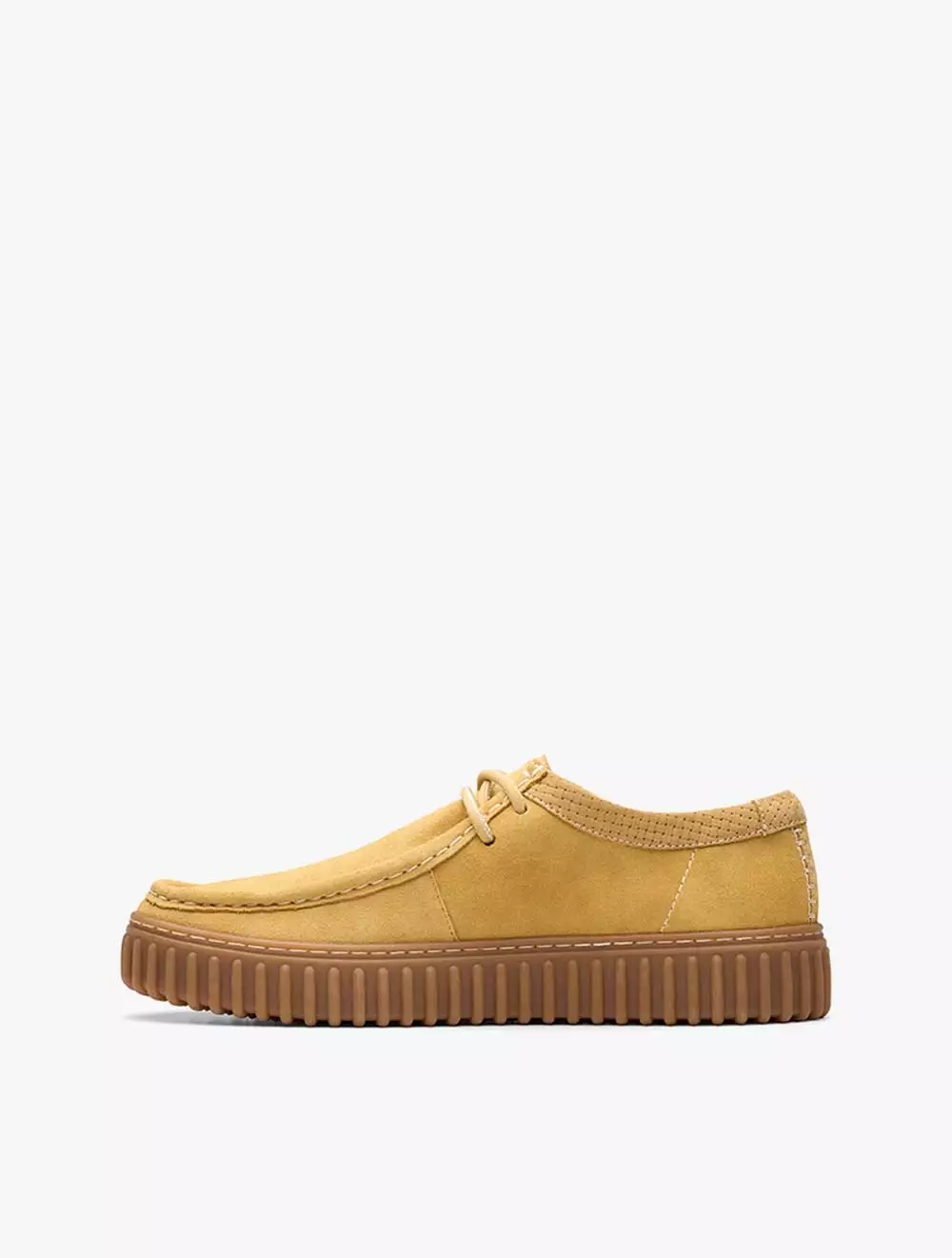 Clarks Torhill Lo Golden Tan Suede