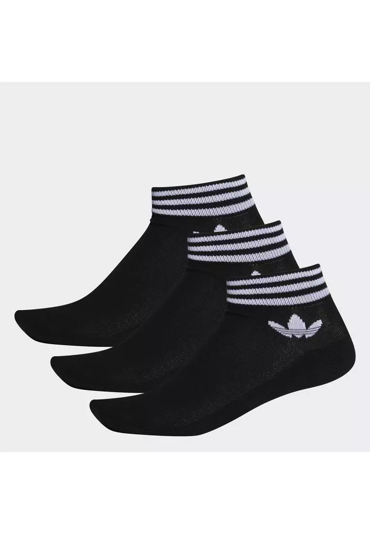 Buy ADIDAS Island Club Trefoil Ankle Socks 3 Pairs Online | ZALORA Malaysia