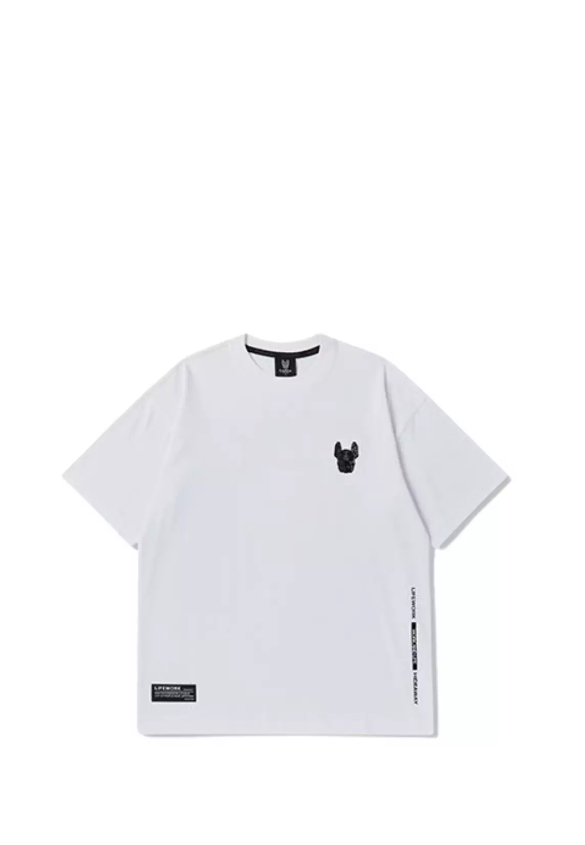 Supima Logo Short-Sleeved T-shirt - White