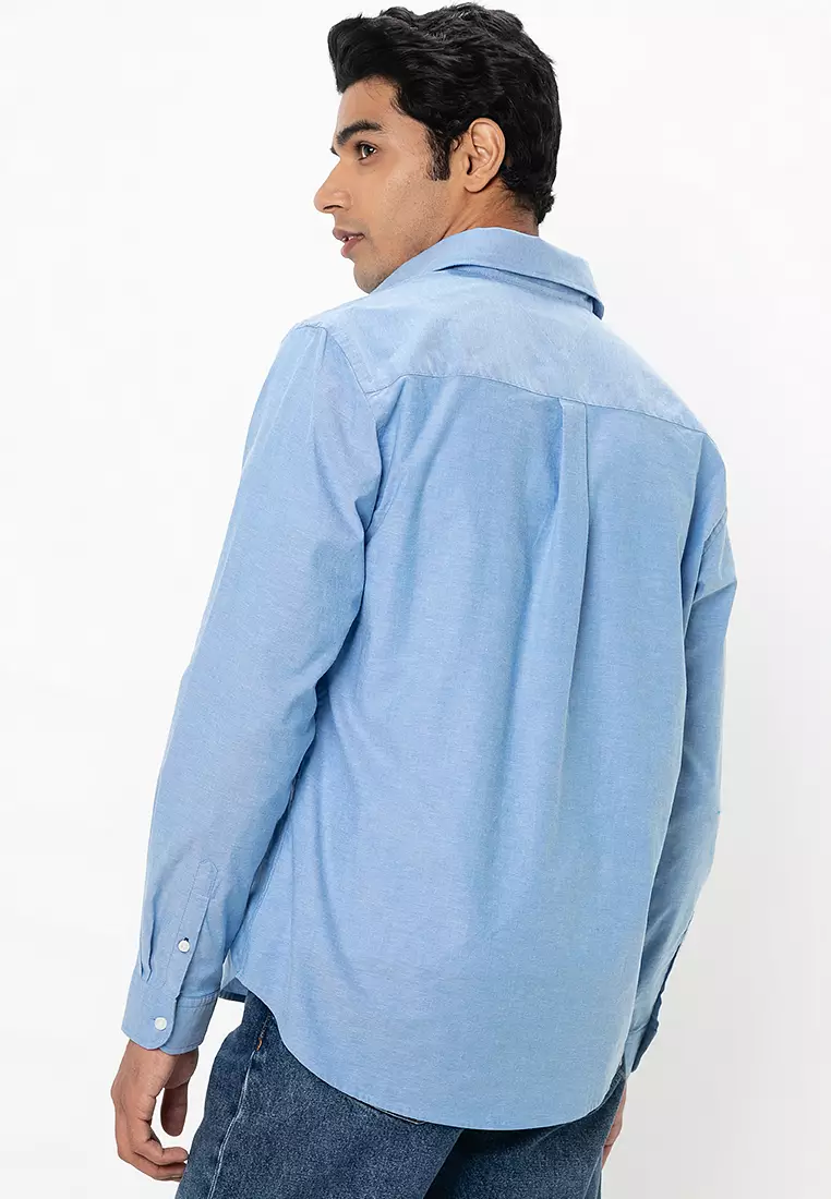 Oxford Solid Long Sleeves Shirt - Tommy Mainline