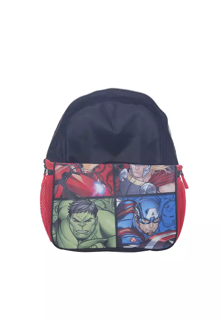 Tas Anak Ransel Besar Marvel Avengers 39x30 cm Merah Hitam