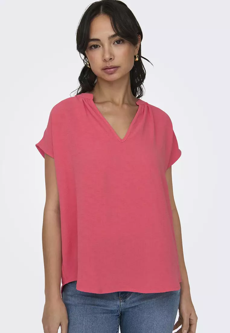 Onlpam V-Neck Top
