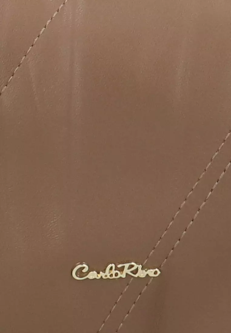 CR Camille Soft Chain Hobo - Dark Beige
