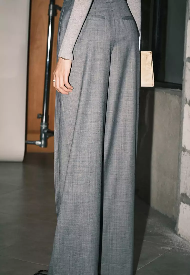2025 new style minimalist style trousers suit K091611GY