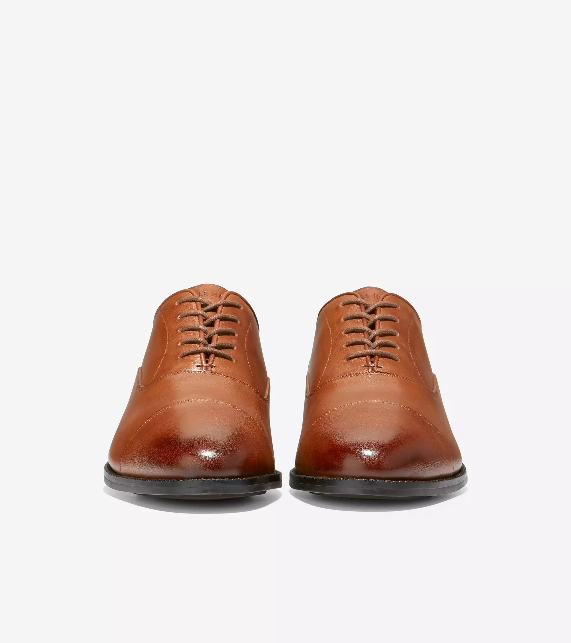 Cole Haan Man Broadway Cap Toe Oxford - Sepatu Pria (Coklat)