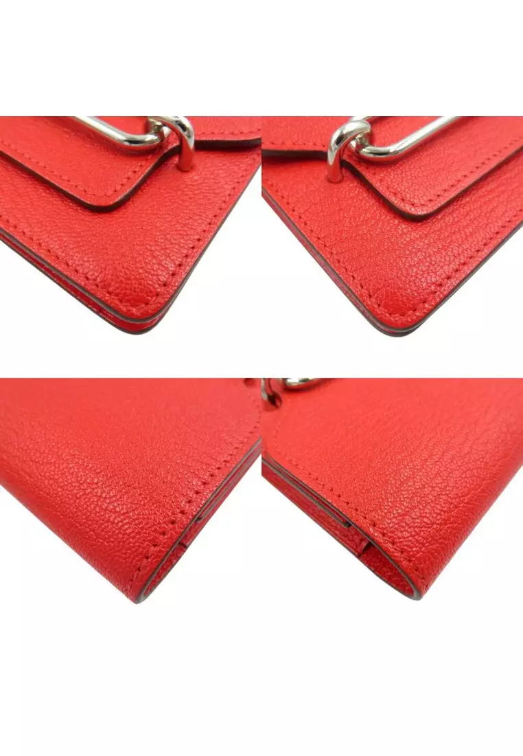 Buy Hermes Pre-Loved Hermès Red Leather Roulis Online | ZALORA Malaysia