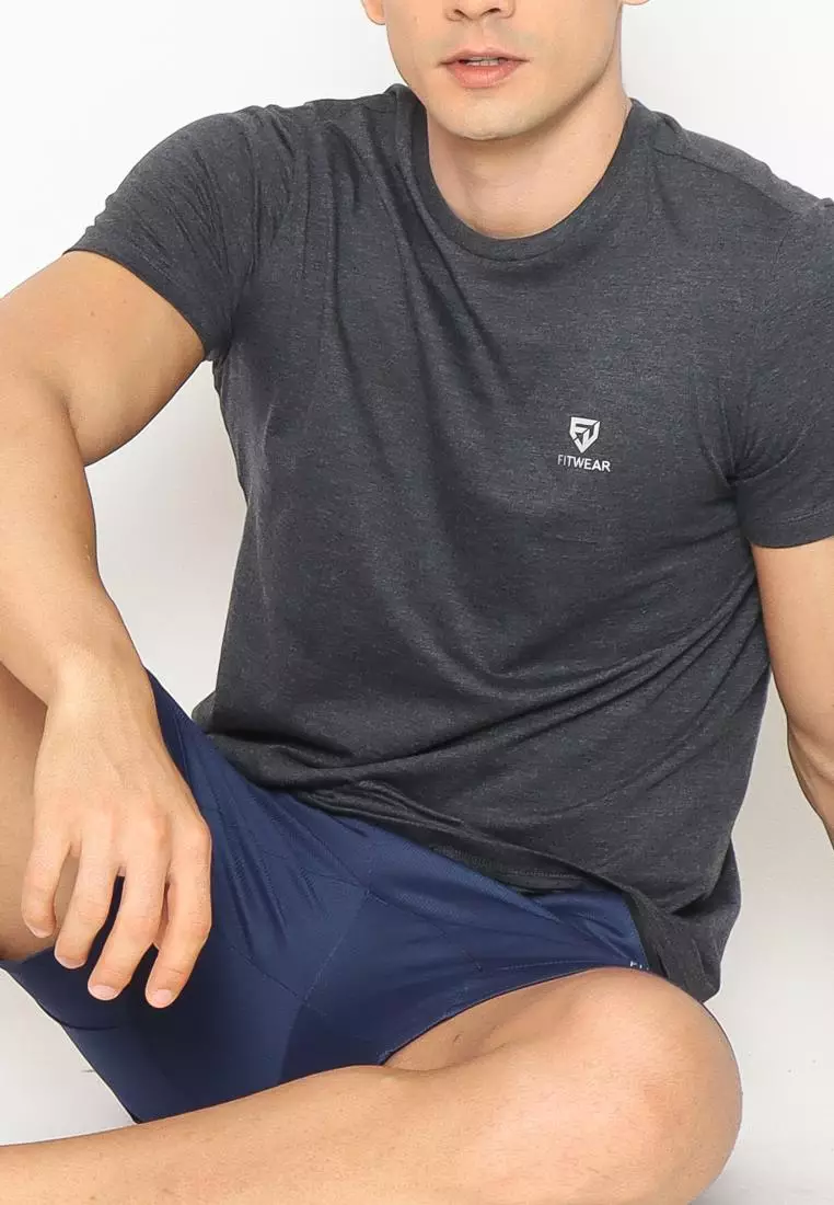 FITWEAR - GRIFFIN BASIC MEN T-SHIRT S/S - DARK GREY