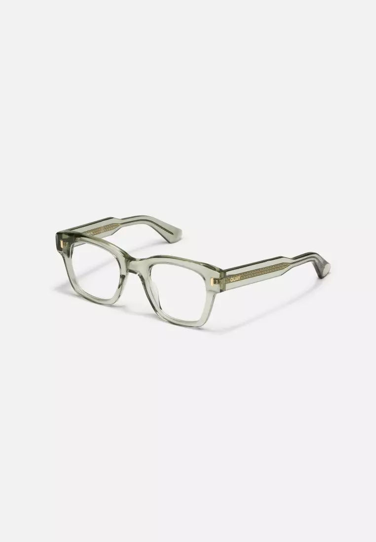 QUAY Note To Self Optical Eyeglasses - Moss