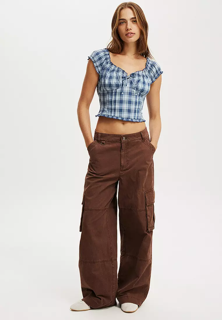 Greta Frill Sleeves Blouse