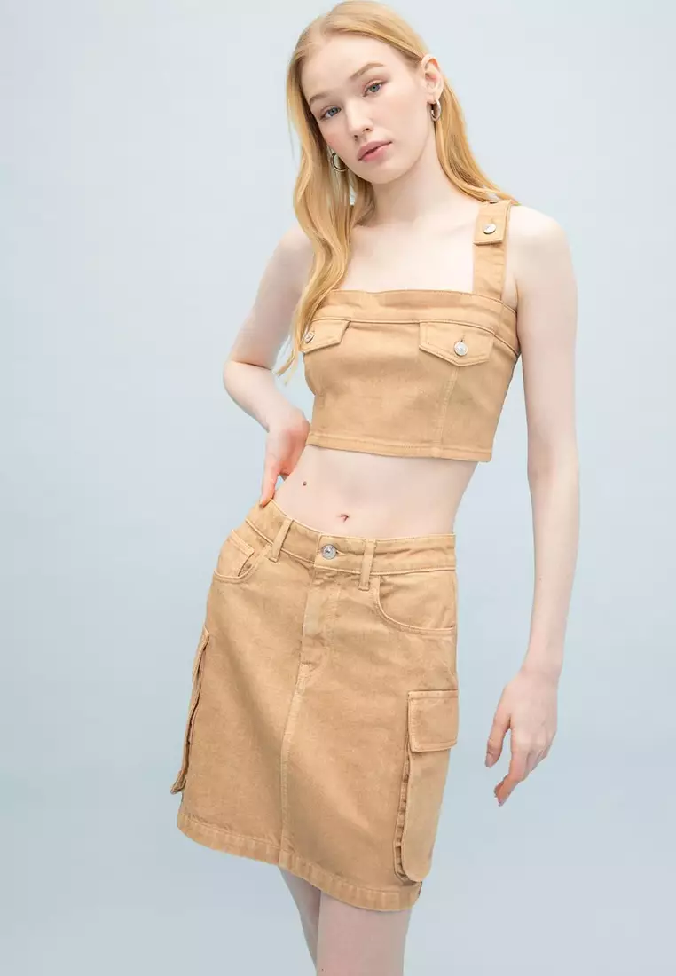 Cargo Fit Mini Skirt