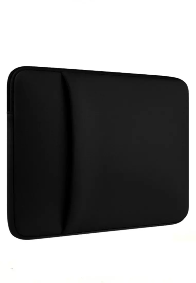 Hugo Soft Sleeve Case Laptop Pro Unisex Many Slot Protection 15 Inch Material Neoprene ORIGINAL - Black