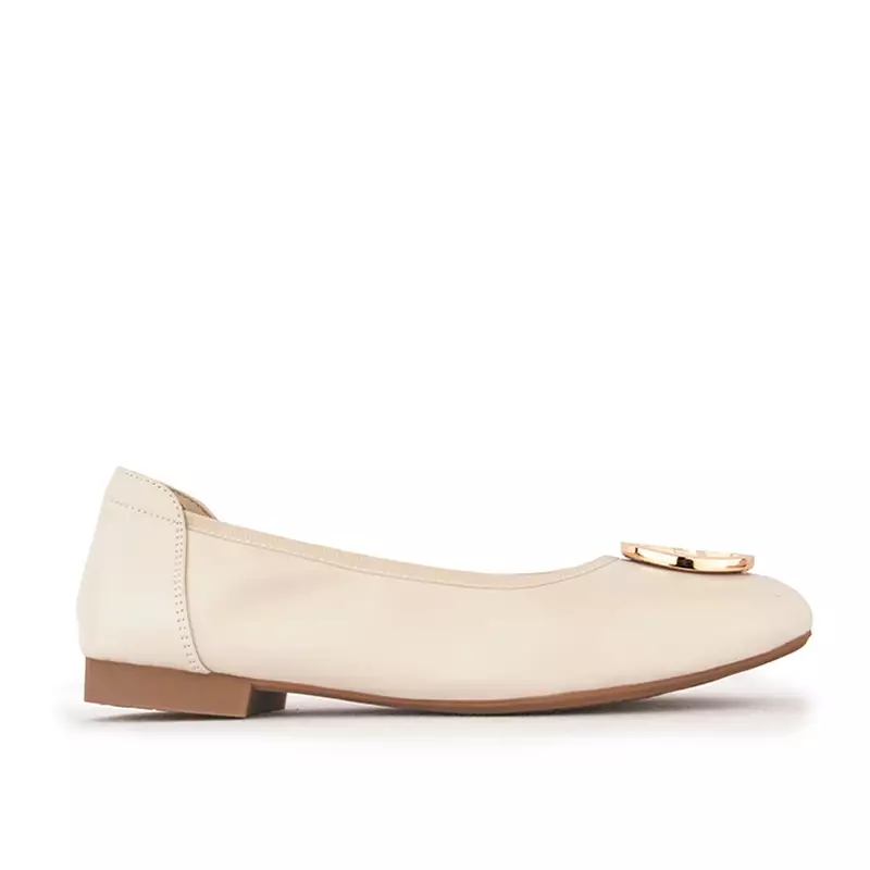 Sepatu Casual Formal Wanita Gino Mariani Firen Off White