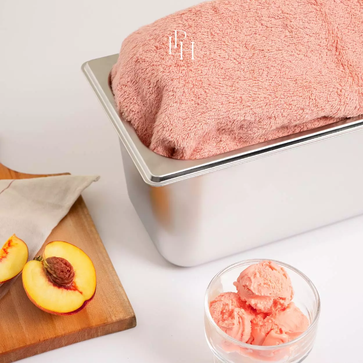 Little Palmerhaus - Kottn Towel 1.0 (Handuk Bayi & Anak) Peach Sorbet