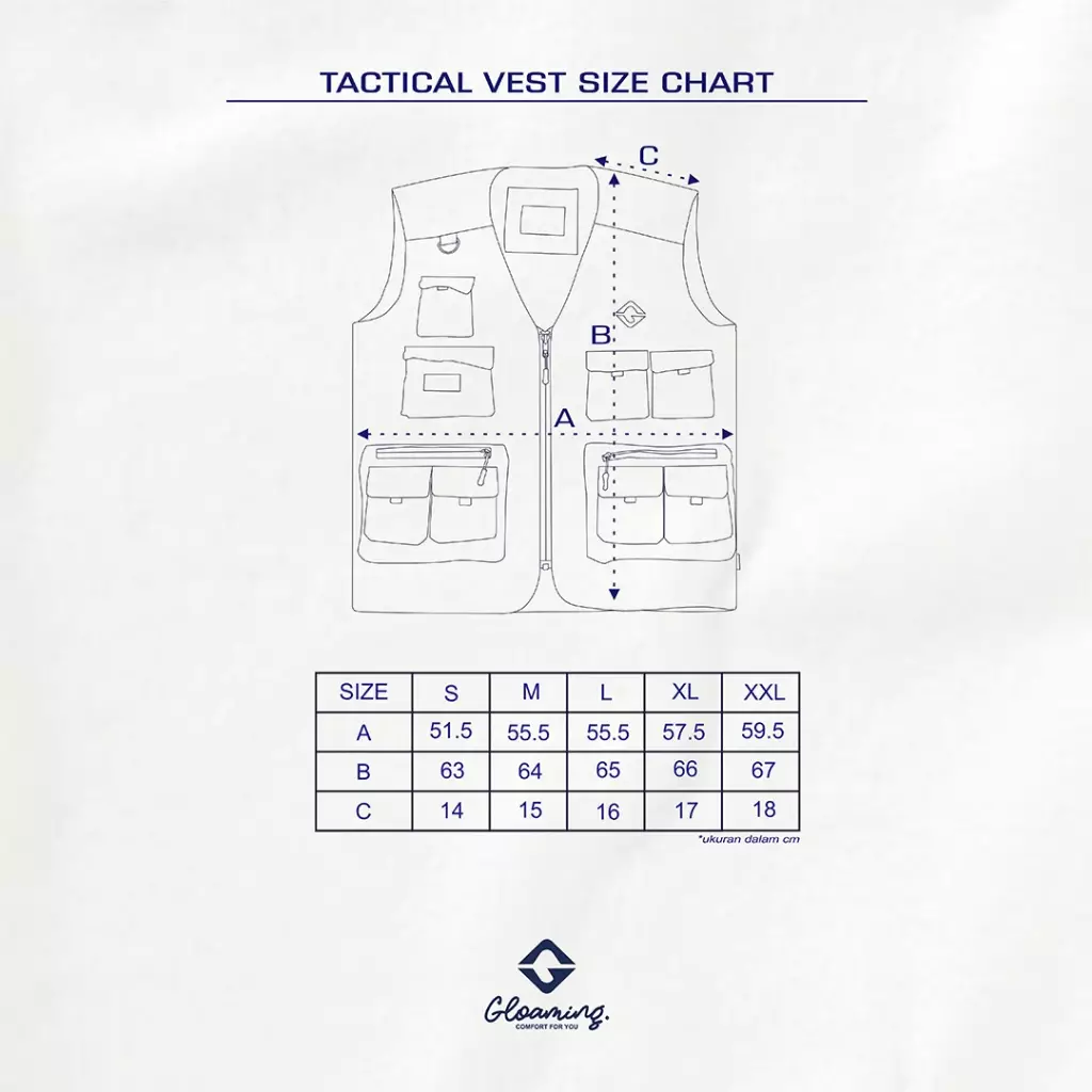 Tactical Vest / Rompi Cream Warlord