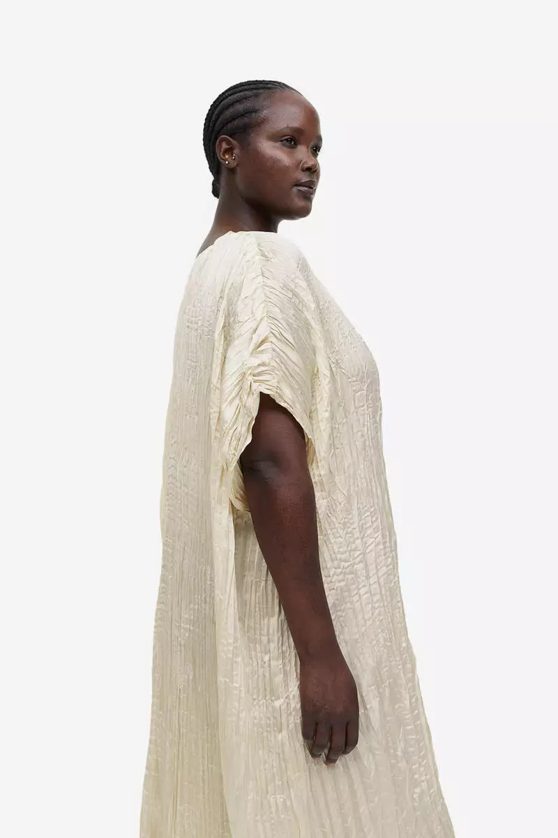 Pleated tunic dress