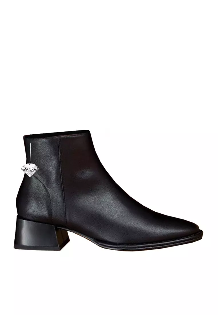 Discount on Twenty Eight Shoes  shoes - SKU: VANSA Fahsionable Cow Leather Short Boots VSW-B-837330