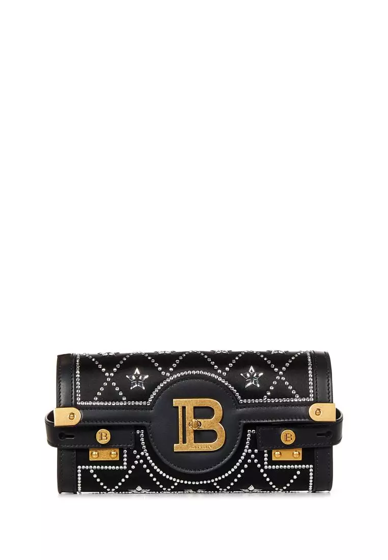 Balmain black online purse