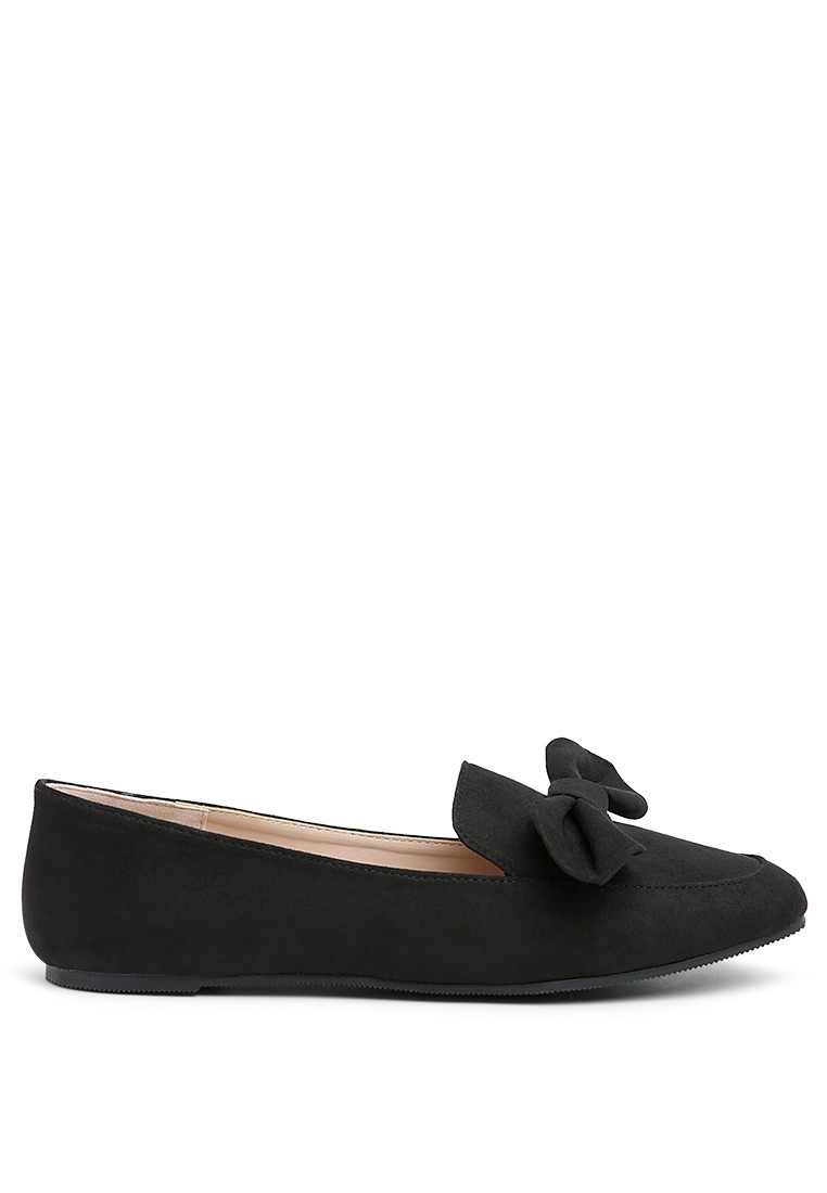 Black Bow Loafer