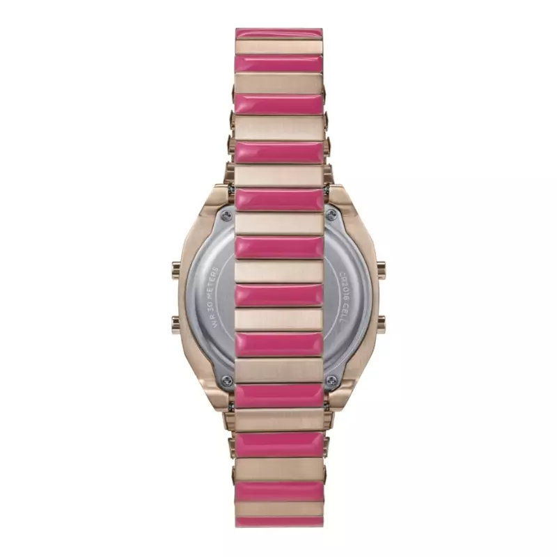 Jam Tangan Wanita Timex T80 Pink Dial TW2W41600V5 Original