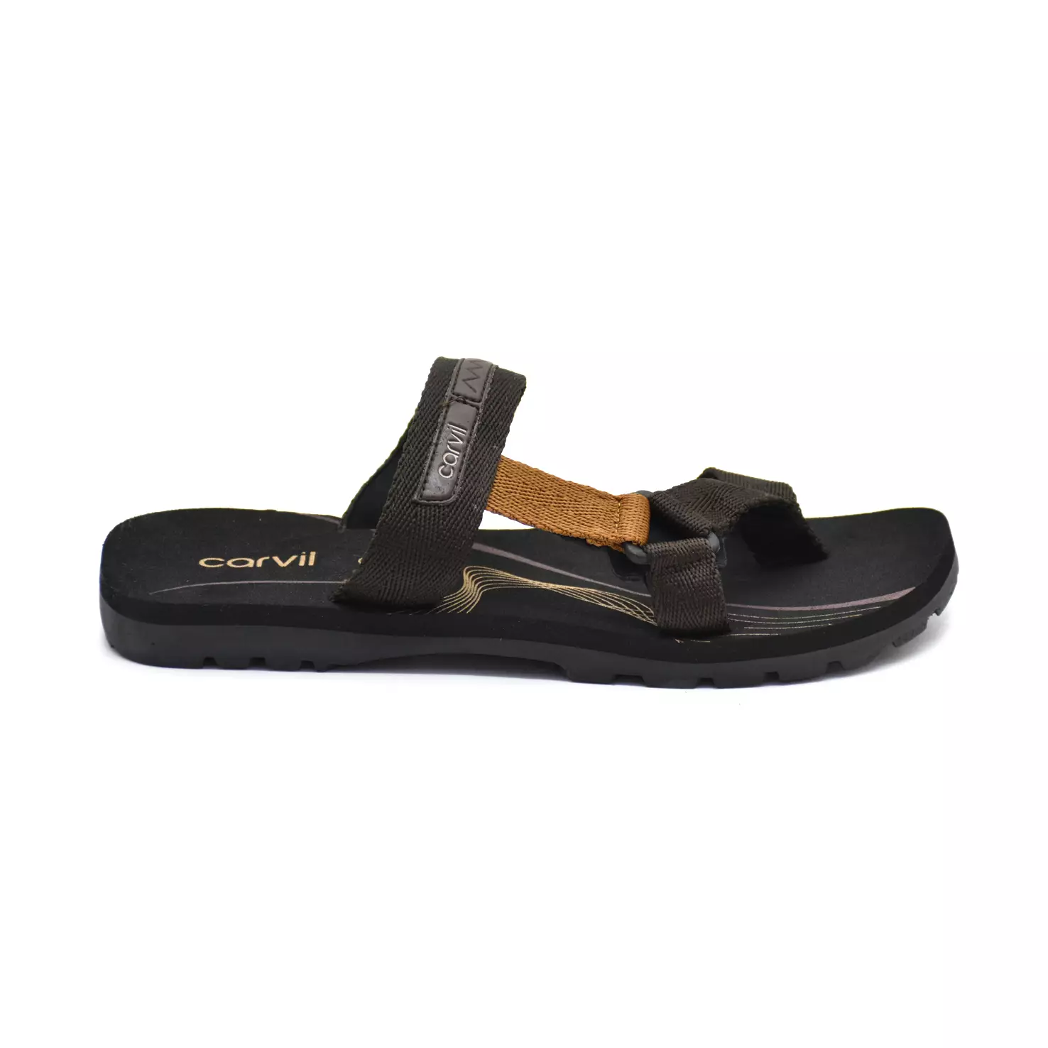 Carvil Sandal Pria Spextra-S24 M Brown/Stone