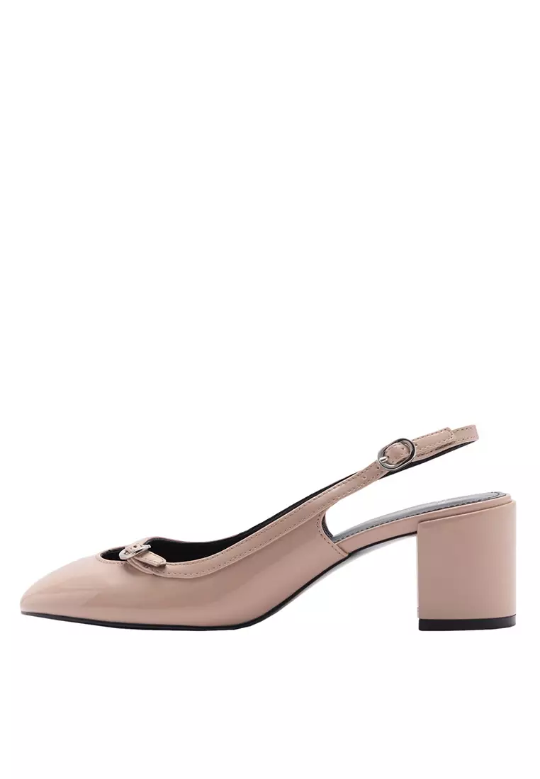 Discount on Mango  shoes - SKU: Heeled Shoes With Buckle