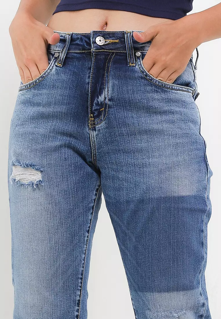 High Waist Straight Denim Pant FWL370