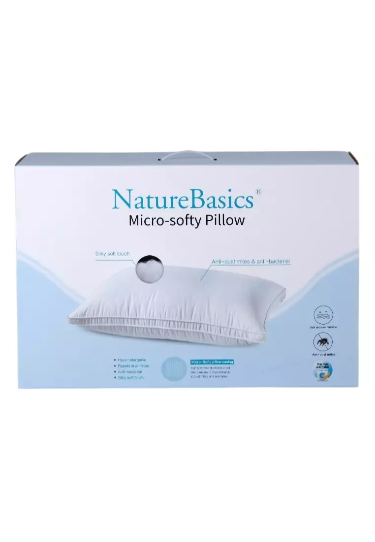 Buy NATURE BASICS Nature Basics MicroSofty Pillow 2024 Online ZALORA