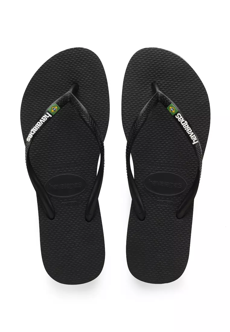Havaianas Slim Brasil Flip Flop BLACK