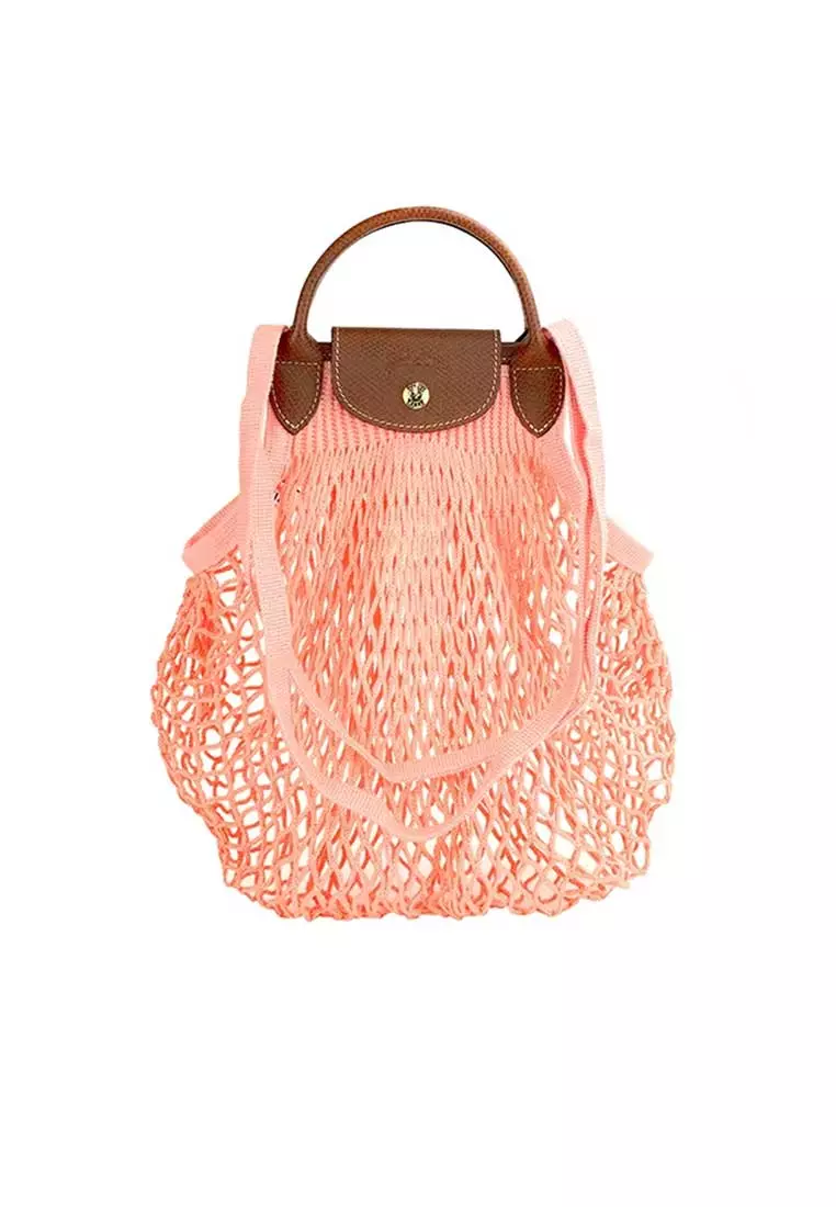 Le Pliage Filet L Mesh Bag Blush 10121HVH