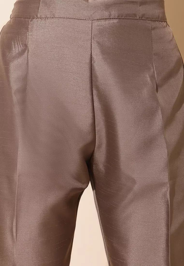 Chanira Festive Arifa Pants-Ash Grey