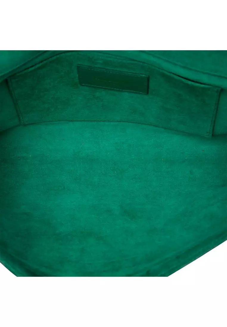 Pre-Loved Saint Laurent Leather Chyc Ligne Clutch