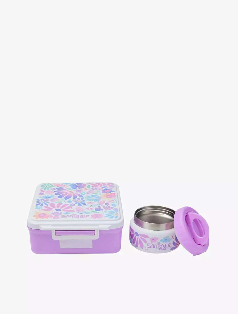 Smiggle Lunch Box Bento Combo Flask Bloom - IGL457155MIX