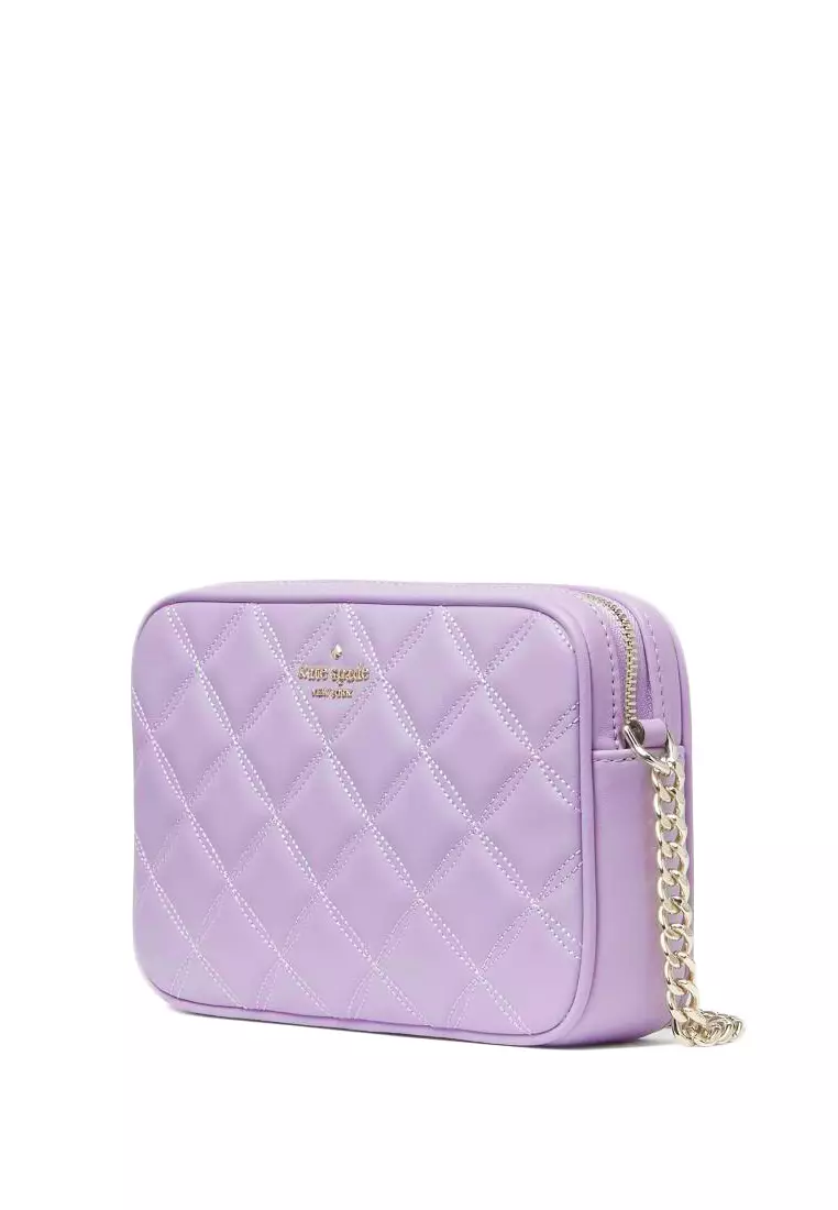 Tinsel Smooth Quilted Boxed Crossbody Set - Light Purple