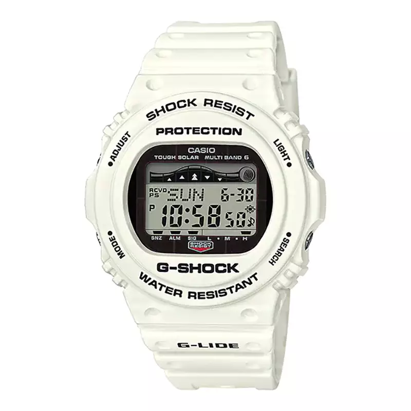 Tough Solar Watch Watch G Shock White Jam Tangan Pria Casio G