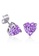 YOUNIQ silver YOUNIQ Heart CZ 925 Sterling Silver Earrings (Purple) 60124ACBC0FEAEGS_1