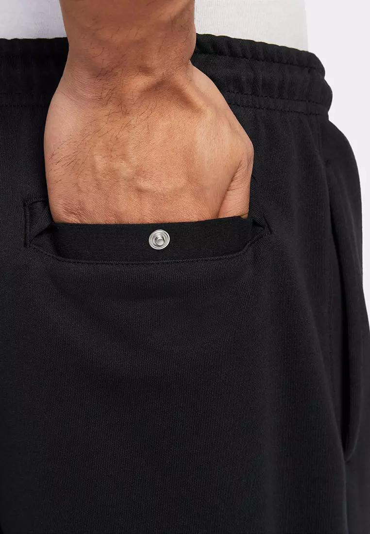 Club French Terry Open-Hem Pants