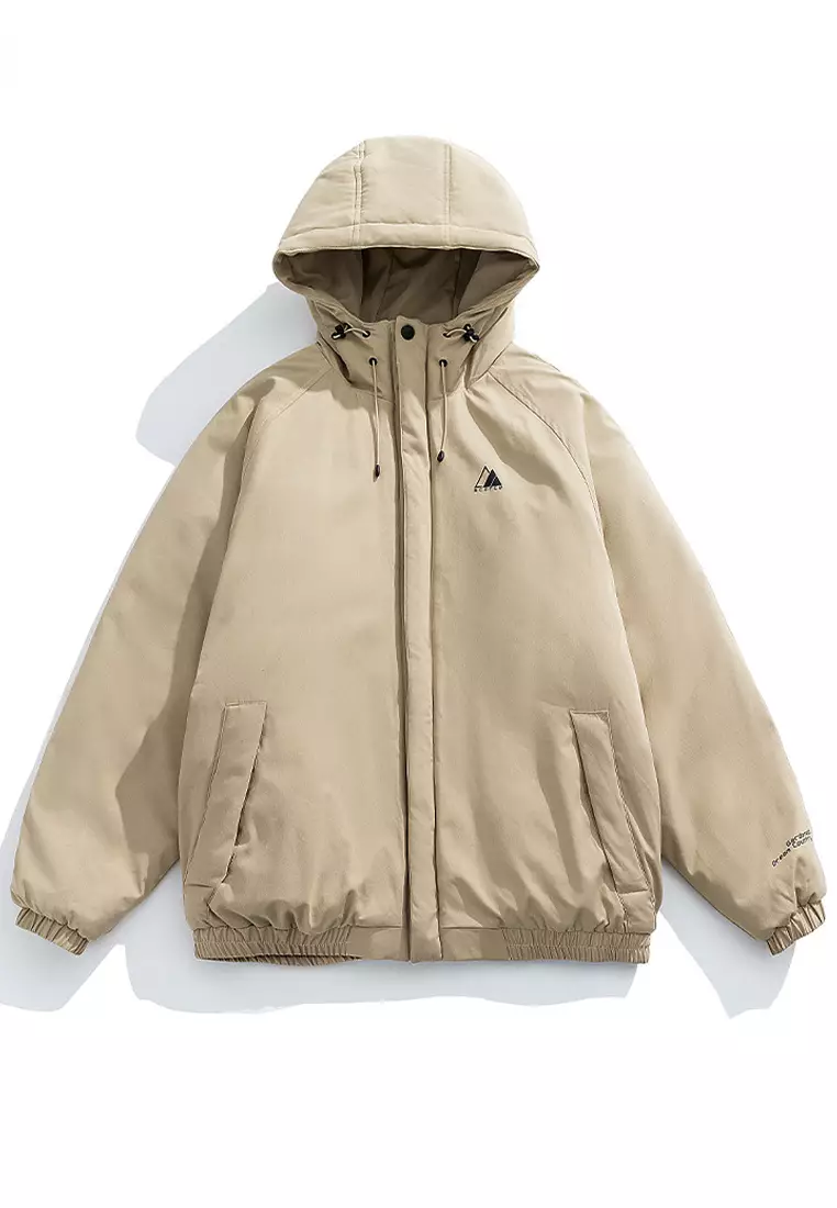 hooded cardigan jacket coat windbreaker sportswear