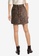 Heather brown Causal Mini Skirt ABF7AAA202A57EGS_2