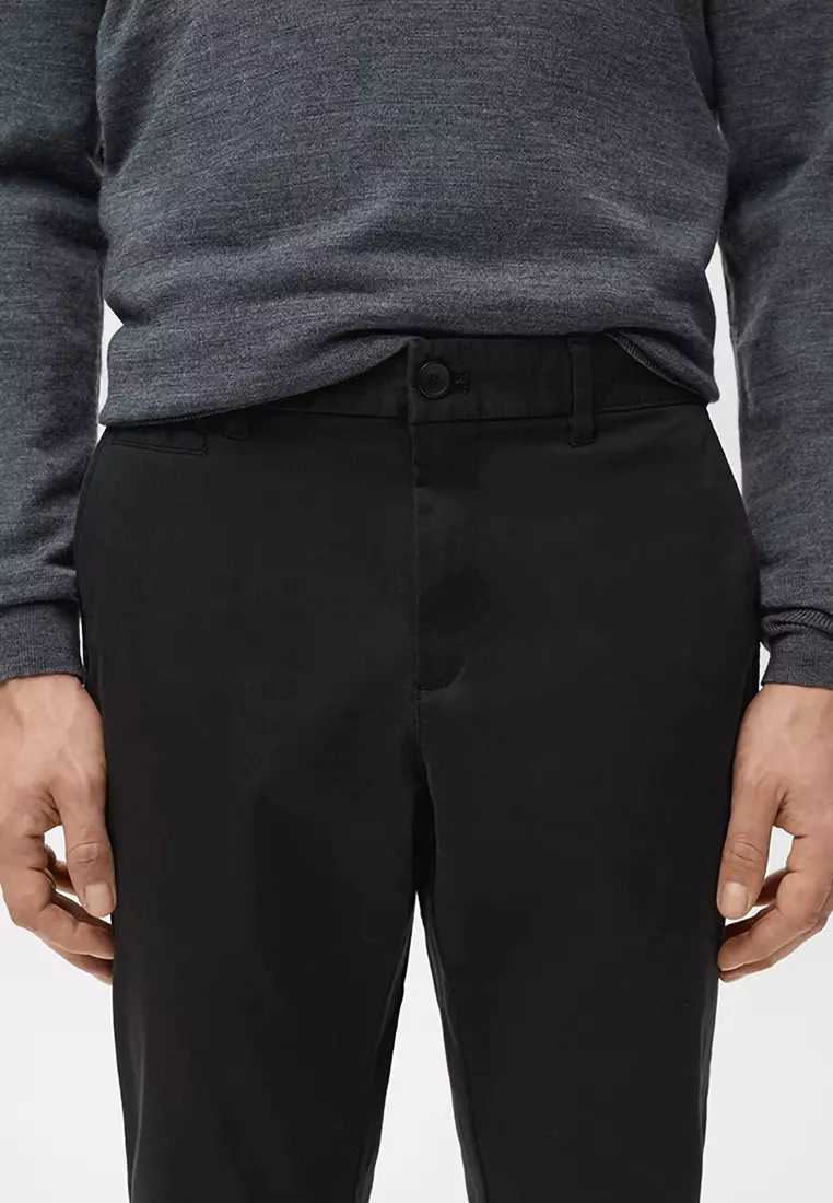 Prato Cropped Tapered Chino Trousers