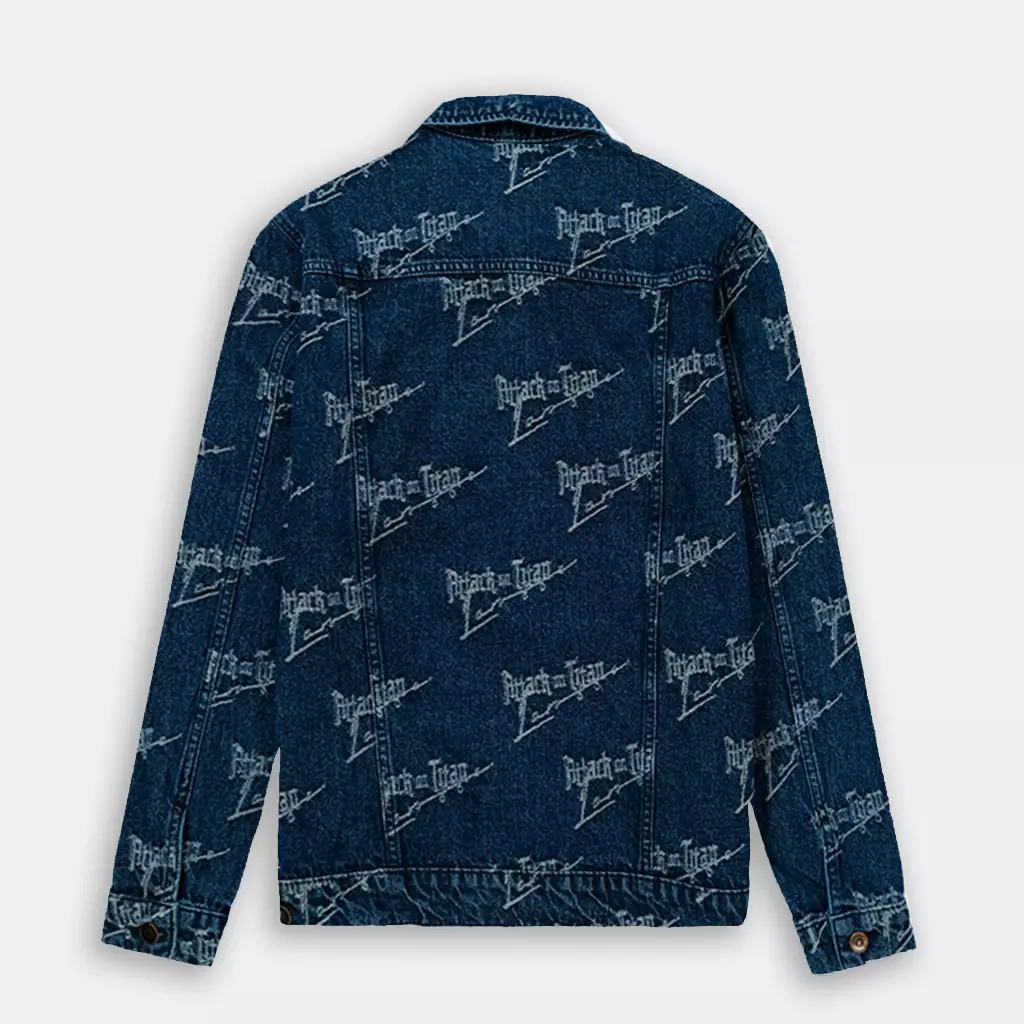 Larusso | Attack on Titan Jacquard Denim Jacket