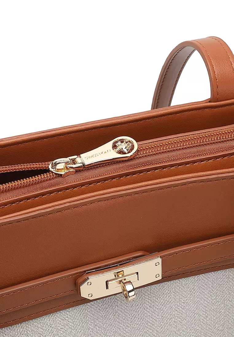 Women's Top Handle Bag / Sling Bag / Crossbody Bag / Shoulder Bag (手拿袋 / 斜孭袋 / 單肩包) - 白色