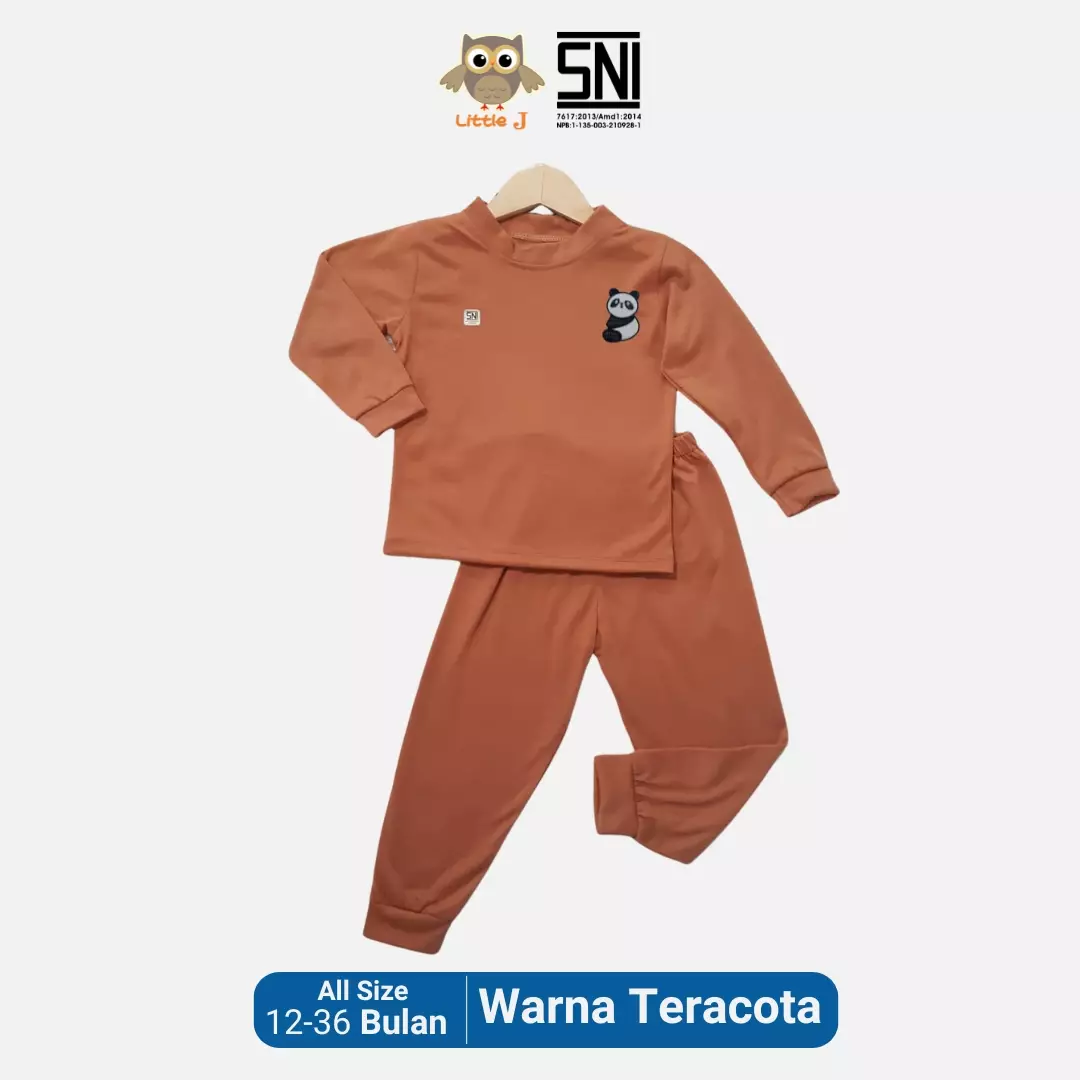 Little J Baju Tidur Piyama Anak Setelan Anak COWOK Lengan Panjang SNI Bahan halus