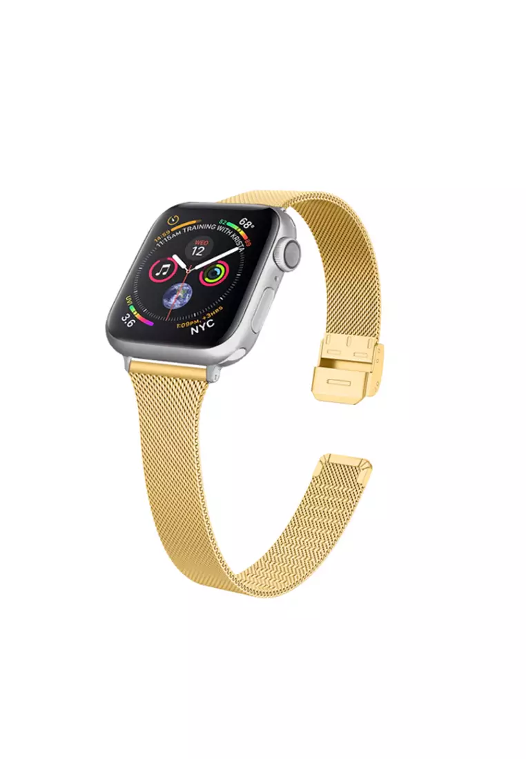 Buy Kings Collection Gold Stainless Steel Apple Watch Band 38MM