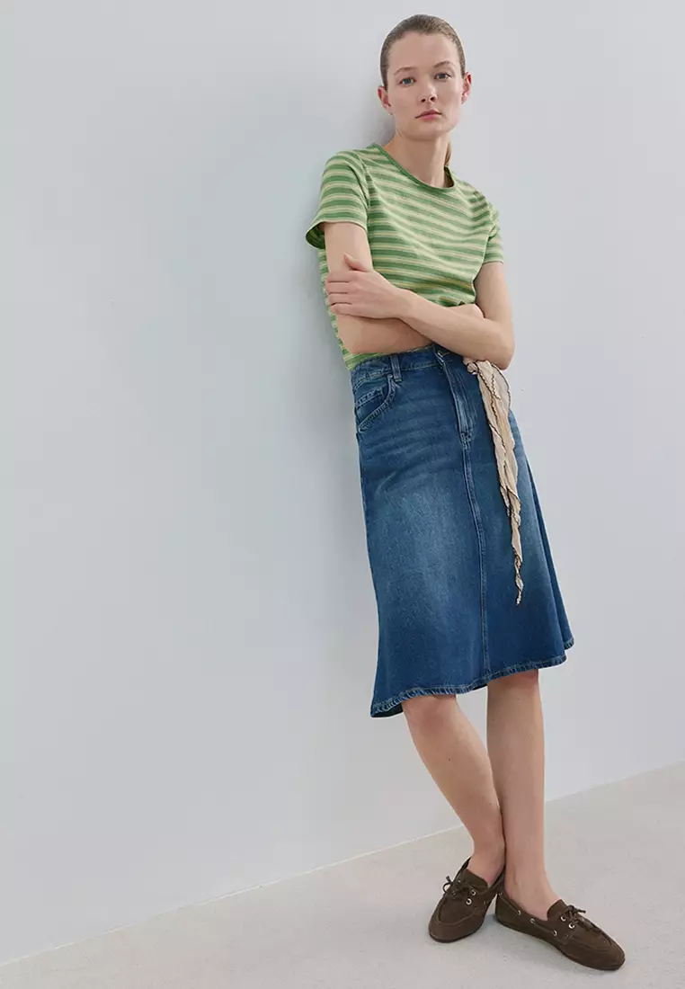 Striped Cotton T-Shirt