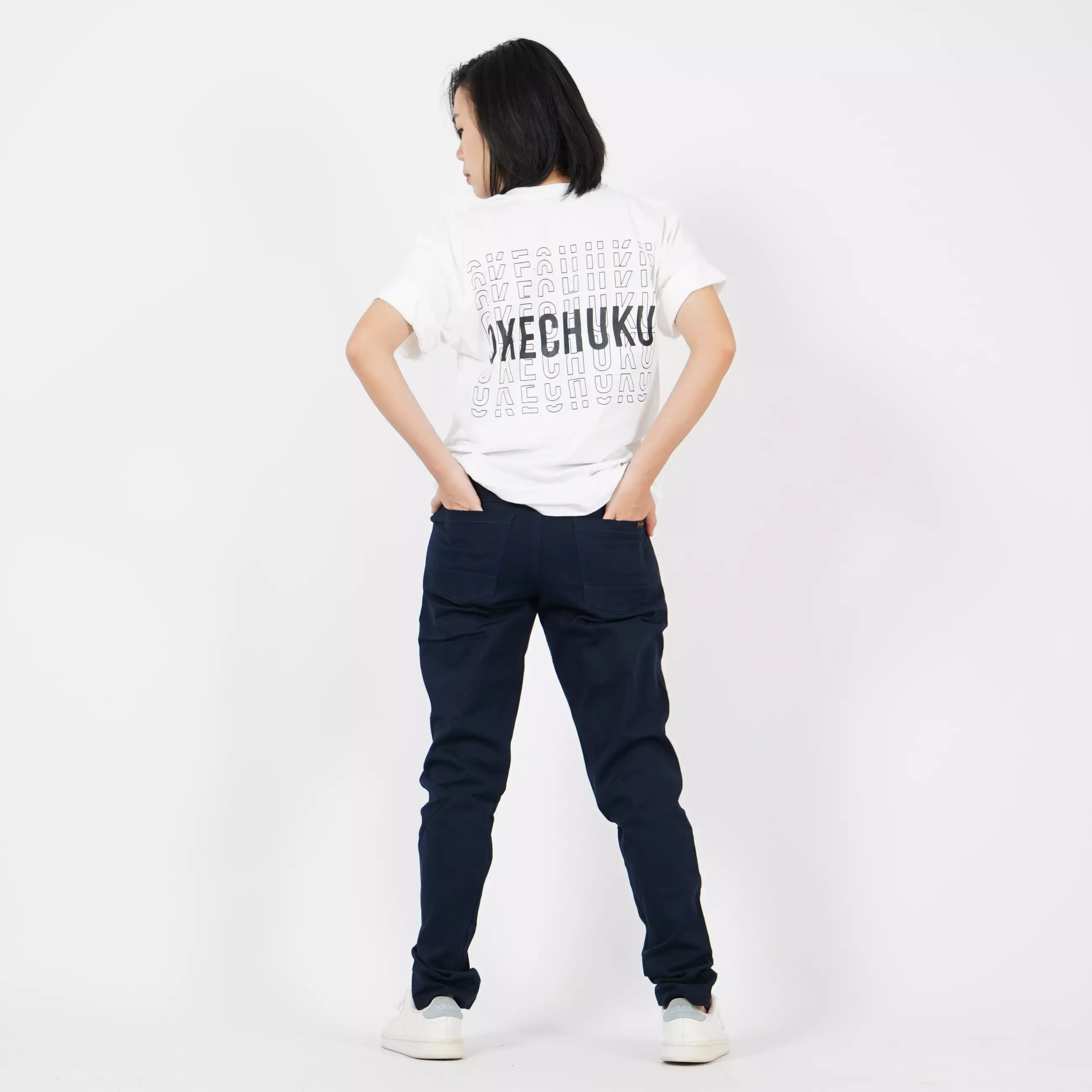 OKECHUKU Jey Celana Kerja Wanita Baggy Pants Celana Panjang Wanita