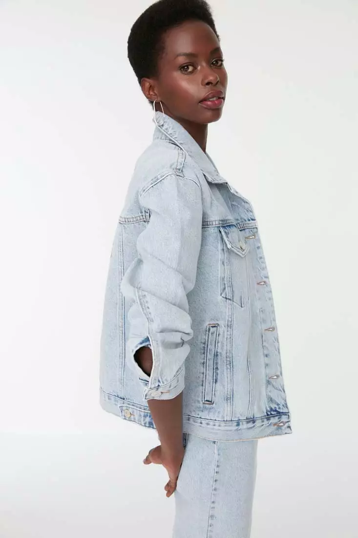White wash best sale denim jacket