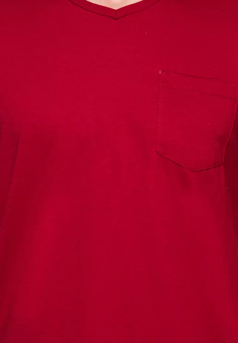 Perfect V Neck Pocket Tee